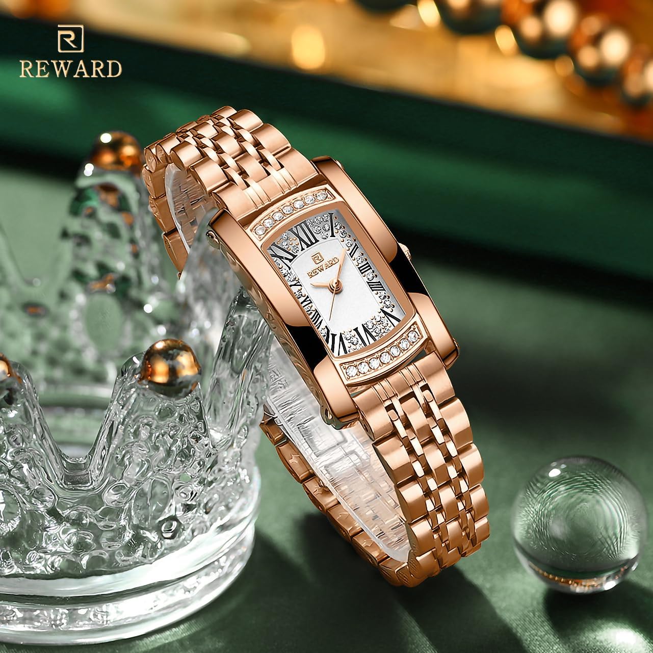 Watches Women with Date Silver Stainless Steel Luxury Ladies Watches with Small Writs Diamond for Women Waterproof Elegant Dress Quartz Analog Women's Wrist Watches Reloj de Mujer