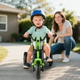 thumbnail image 2 of Gymax Kids Tricycle w/Foot Pedals Forward/Backward Steering Handlebars Aged 3+ Green, 2 of 10