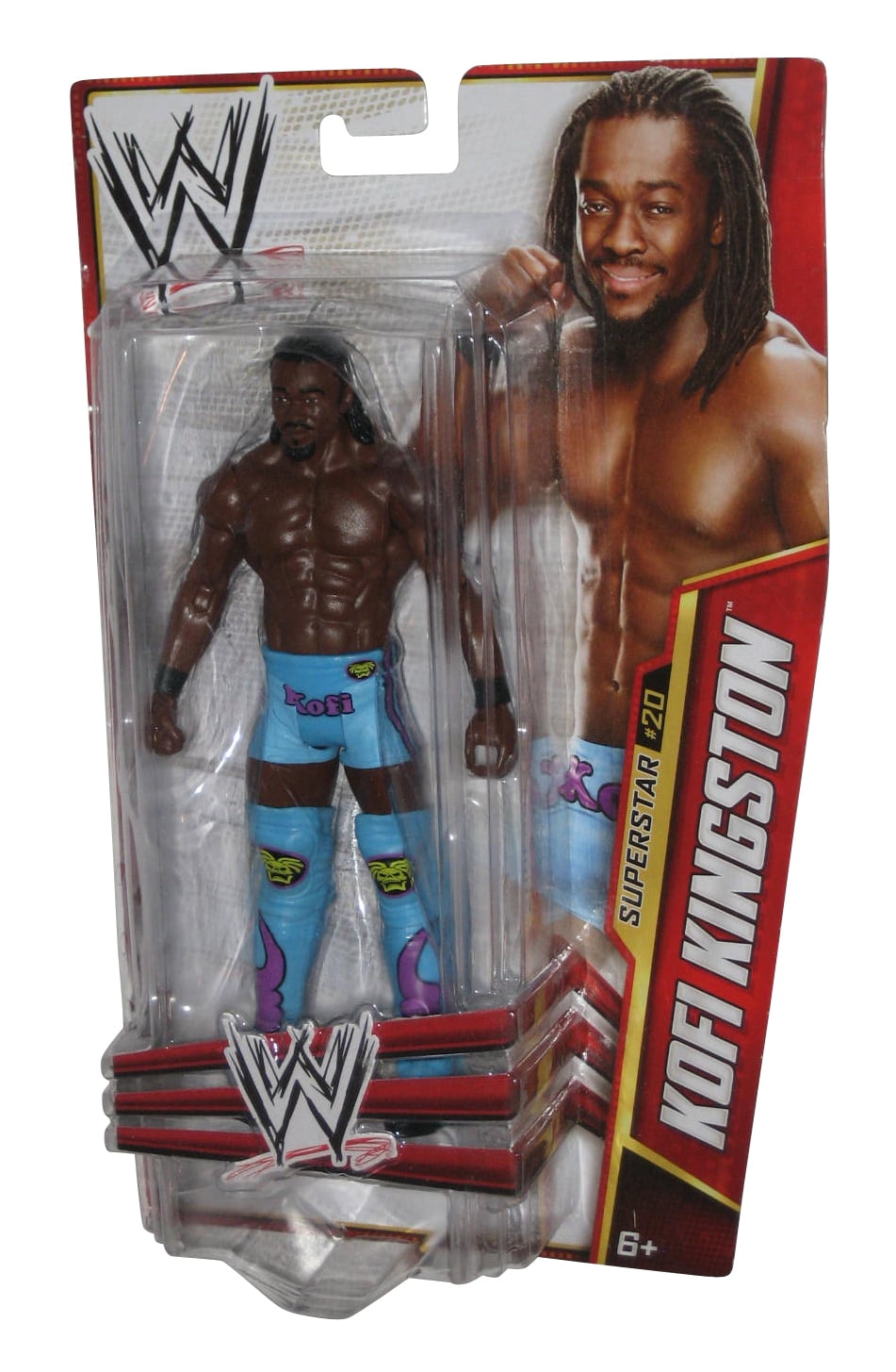 WWE Kofi Kingston Superstar 20 Wrestling (2012) Mattel Figure