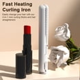 thumbnail image 2 of USB Mini Curling Iron 2-In-1 Dual Purpose Curling Wand Flat Iron Hair Straightener Curler Fast Heating Portable Travel Women Short Long Hair Styling Tools, 2 of 8