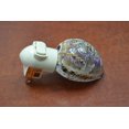 thumbnail image 2 of Carved Purple Cowrie Seahorse Sea Shell Nightlight, 2 of 3