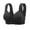 D-Black, variant on PLHWHYQ Solid Color Seamless Racerback Bra with Front Closure & Adjustable Straps, Comfort Lightweight Support Everyday Push-Up Bra for Women C-Pink S