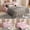 Pink, variant on EHANCIS 73.2" Futon Queen Size Sofa Bed, 3-in-1 Convertible Pull Out Sleeper Sofas with Cushion Armrest Pillows, Velvet Loveseat Couch for Living Room, Bedroom, Apartment, Lounge, Pink