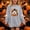 A119 Gray, variant on Tween Girls Halloween Pullover Sweatshirts Long Sleeve Funny Ghost Spooky Cat Tops Kids Oversized Crewneck Graphic Sweaters Youth Fall Party Trick or Treat Shirts, Size 7-8
