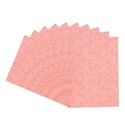 100Pcs Texture Paper Binding Covers, Binding Presentation Covers, 8.5x11 Inches, 8 Mil 65 Lb, Pink