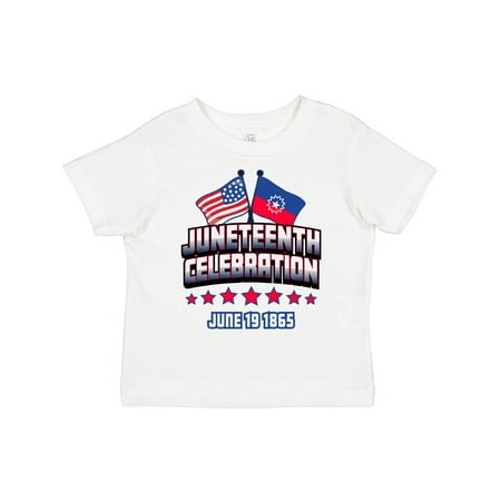 

Inktastic Juneteenth Celebration with Flags Boys or Girls Toddler T-Shirt