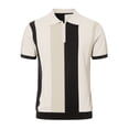 thumbnail image 4 of VgaVtl Short Sleeve Polo for Men Summer Big and Tall Color Block Zipper Collared Mens Shirts Outdoor Leisure, 4 of 4
