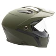 thumbnail image 3 of Motorcycle Full Face Helmet DOT Street Legal DOUBLE VISOR Comes with Clear Flip Up Shield and Retractable Inner Smoked Shield – Matte Black (Medium), 3 of 6