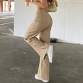 thumbnail image 5 of Giftesty Womens Pants Fashion Women Summer Casual Loose Solid Trousers Pockets Long Pants, 5 of 9