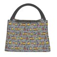 thumbnail image 1 of Lukts Sac à Lunch Moderne Motif Excavatrice pour Hommes Femmes Boîte à Lunch Isolée Mini Sac à Lunch Portable Sac Isotherme Réutilisable, 1 of 6