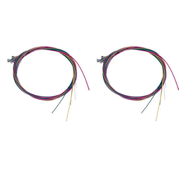 12Pcs Acoustic Guitar String Replacement Steel String for Musical Instruments Electric Guitar Accessory