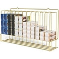 thumbnail image 3 of UBesGoo Hair Color Organizer Rack, Wall Mount 26" Metal Salon Storage for Dye Tubes, Gold, 3 of 7