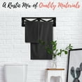 thumbnail image 2 of Autumn Alley Farmhouse Rustic Towel Rack Holder - Wood Towel Rack - Farmhouse Towel Holder for Rustic Bathroom and Farmhouse Kitchen Style D?cor - 24" Wall Mounted, Rustic Black, 2 of 7