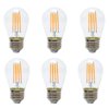 6 PCS LED G4 G9 E11 E12 E26 GU10 Warm/Cool White LED Corn Bulb Lamp Light