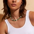 thumbnail image 5 of Mujeres Bohemio Mezcla de Metal y Piedras Preciosas Collar Colgante Joyería para el uso diario y, 5 of 5