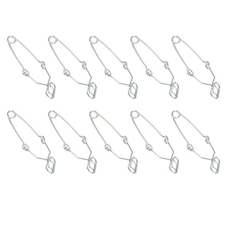 

Tebru 10Pcs Test Tube Clip Clamp Experiment Testing Holder Tool for Laboratory Large Size Test Tube Clip Test Tube Holder