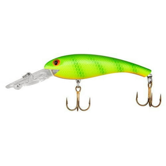 Cotton Cordell Wally Diver Fishing Lure Hard bait Chartreuse 2 1/2 in 1/4 oz