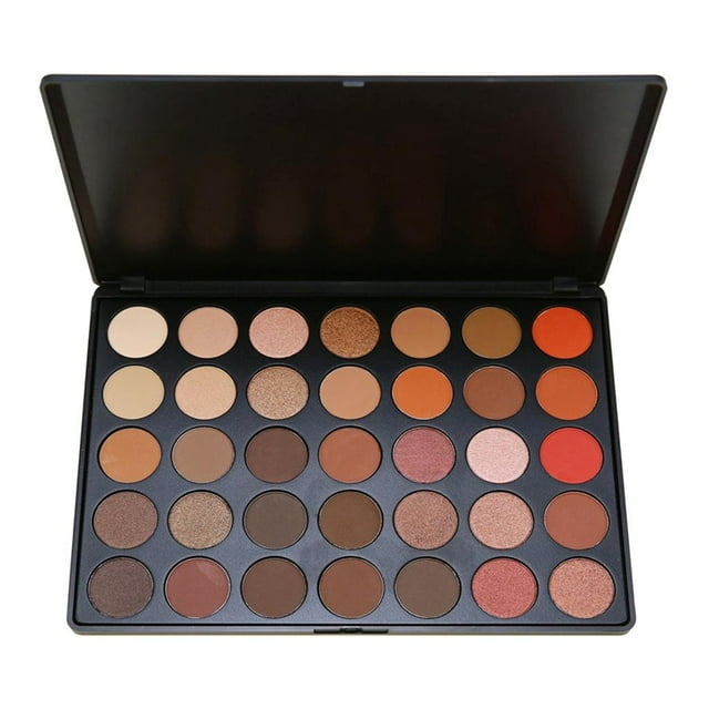 Paleta de sombras de ojos mate de maquillaje fino suave de 35 colores Sombra de ojos de larga duración. 07 Zulema Paleta de sombras de ojos