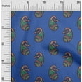 thumbnail image 1 of oneOone Cotton Silk Fabric Paisley Block Print Fabric BTY 42 Inch Wide, 1 of 4