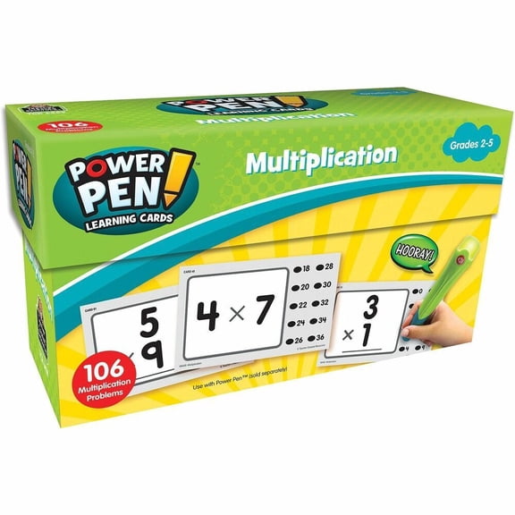 Teacher Created Resources Power Pen Multiplicatn Cards