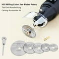 thumbnail image 3 of Milling Cutter,14pcs HSS Milling Cutter Saw Blades Set HSS Saw Blades Expertly Crafted, 3 of 14