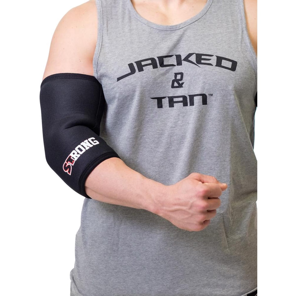 Sling Shot STrong Compression Elbow Sleeves by Mark Bell - Small - Black