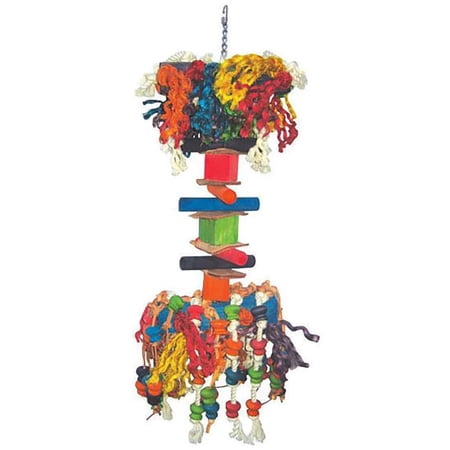 A&E Cage Company Large Hairy Monster Wood Rope