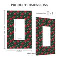 thumbnail image 3 of Disketp Ladybugs In Love Decorative Light Switch or Outlet Wall Plate with Safety Cover-Style U, 3 of 6