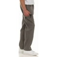 thumbnail image 3 of Wrangler Cargo Pants for Men Big and Tall - Twill Half Elastic Mens Cargo Pants Color-Olive, Size XLT-6X, 3 of 6