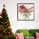 thumbnail image 3 of Kit de pintura de diamante con forma especial parcial 5D DIY Kit de libélula de Navidad 30x30cm, 3 of 9