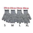 thumbnail image 3 of Anti Cut Gloves Cut Resistant Gardening Kitchen Gloves Grey Black HPPE EN388 Anti-cut Level 5 Safety Work Gloves ,Superior Abrasion, 3 of 5