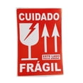 thumbnail image 1 of Etiqueta Frágil Ribetec Cuidado Rollo con 500 Etiquetas 102x152 mm, 1 of 4