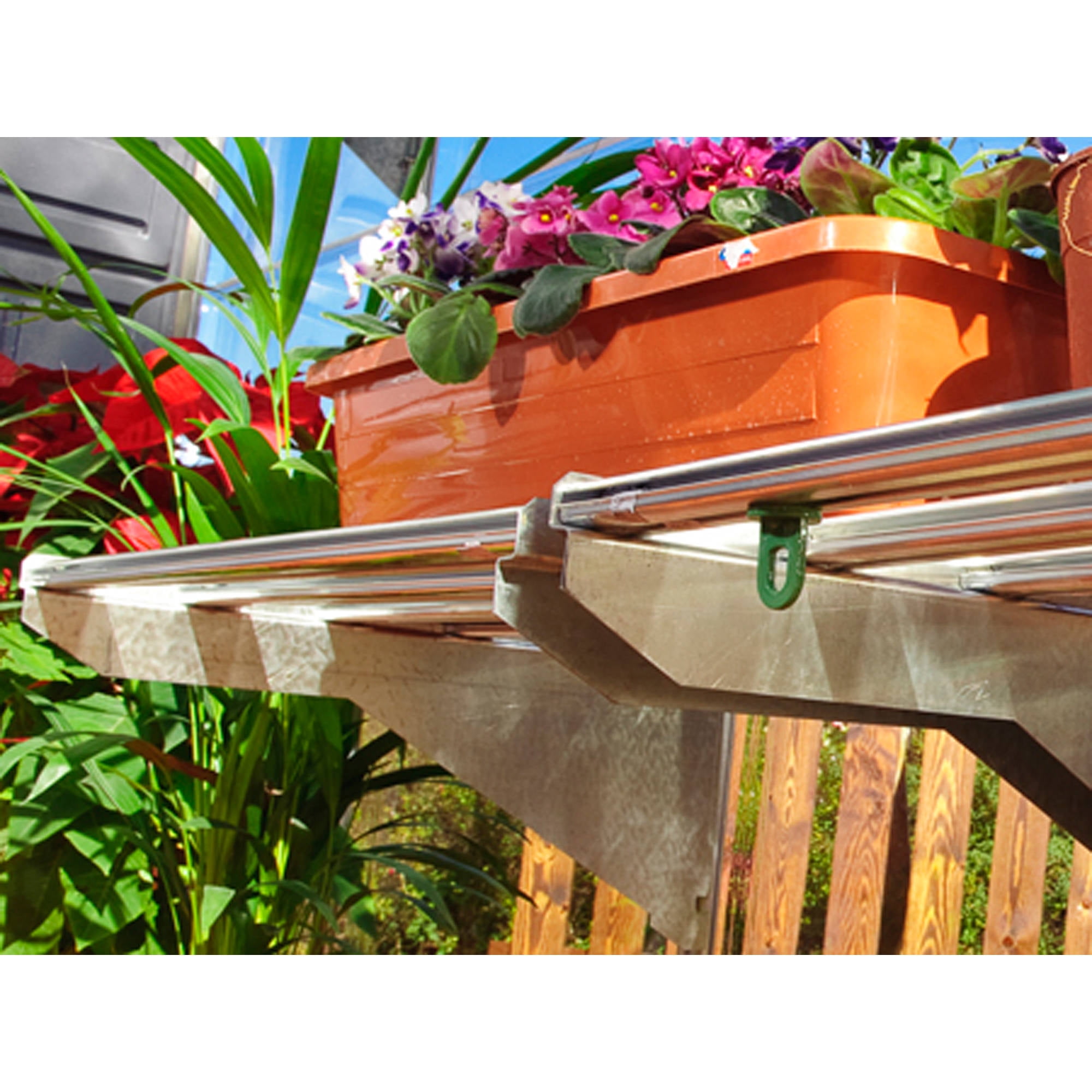 Palram - Canopia Heavy Duty Shelf Kit for Most Canopia Greenhouses