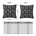 thumbnail image 2 of Yiaed Daisies Flowers Print Pillow Covers Super Soft Decorative Square Throw Pillow Covers Case Cushion Covers for Sofa Couch Bedroom Car Decor（No pillow core）-18"x18", 2 of 7