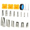 thumbnail image 3 of FUTUREORYY 20Pcs Set Caulking Nozzle Applicator Kit for Kitchen Bathroom Tank Door Sealing, 3 of 8