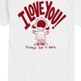 thumbnail image 3 of Peanuts - I Love You Please Say it Back Short Sleeve Graphic T-Shirt, 3 of 6