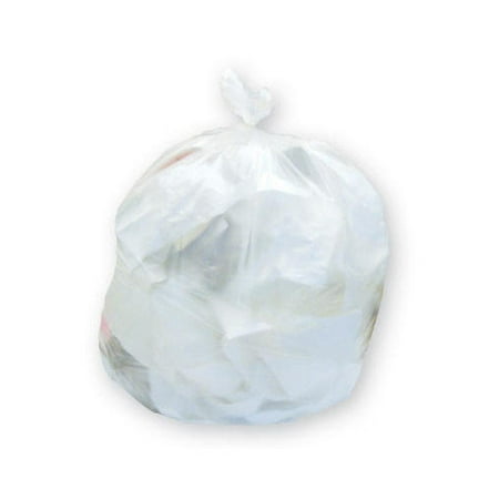 JAGUAR PLASTICS Commercial Can Liner 45-Gallon, 12 Micron in Clear