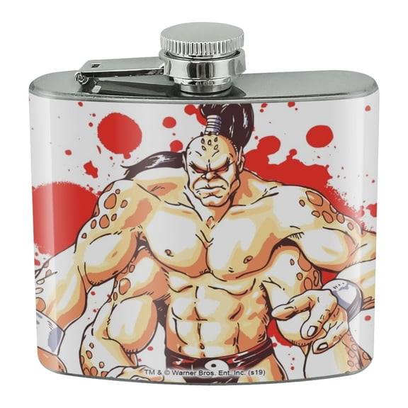 Mortal Kombat Klassic Goro Character Stainless Steel 5oz Hip Drink Kidney Flask
