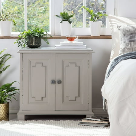 Finch - Ellison Mango Wood 2-Shelf Sideboard - Gray
