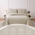thumbnail image 7 of Beartech Solid Color Quilt Set Queen/Full Size Camel Bedspread Coverlet Microfiber Bedding Lightweight Reversible Set,Soft Bedding for All Seasons, 7 of 7