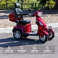 thumbnail image 4 of Tcdjtc 4 Wheel Mobility Scooters for Seniors, Adult Scooter with 800W Motor, Motorized Scooter for Adults, Heavy Duty Electric Scooter with 500 lb Capacity, 31 Miles Long Range, Instructions Included, 4 of 9