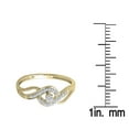 thumbnail image 5 of Dazzlingrock Collection 0.15 Carat (ctw) 18k Round Cut Diamond Ladies Engagement Bridal Promise Ring, Yellow Gold, Size 6.5, 5 of 5