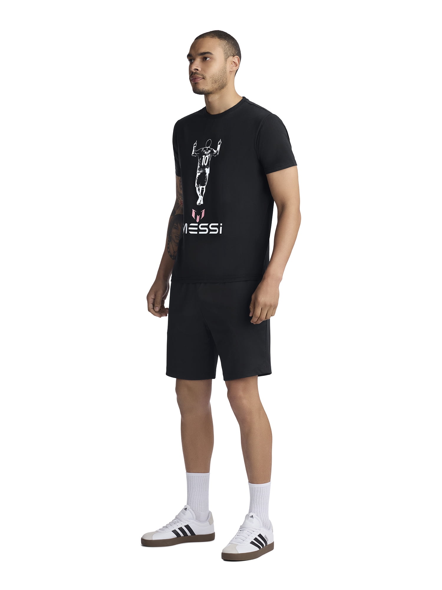 Messi Adult Unisex Short Sleeve Graphic T-Shirt, Sizes XS-3XL