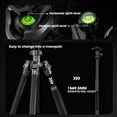 thumbnail image 3 of FotoPro Sherpa Max 4-Section Carbon Fiber Tripod/Monopod with FPH-62QS Ball Head, Black, 3 of 9