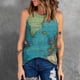 thumbnail image 2 of Camiseta Sin Mangas Para Mujer Sin Mangas Cami Tops Moda Casual Impreso Señoras Cuello Redondo Chaleco Camiseta Odeerbi  ODB157664, 2 of 4