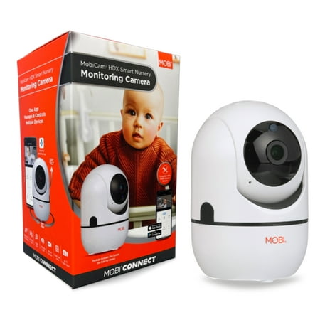 MOBI 1080P HD Wireless Baby Camera with 2-Way Audio Talk Back, Night Vision, Motion Detection, Wi-Fi Indoor Camera, Baby Monitors, Home Security Camera, Pet Camera, MobiCam Monitoring System