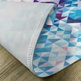 thumbnail image 5 of Ambesonne Digital Place Mats Set of 4, Abstract Mosaic Ombre, Standard Size, Pink Blue and White, 5 of 6