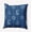 Dark Cobalt, variant on 16" x 16" Simply Daisy Christmas Lines Polyester Indoor/Outdoor Pillow, Moss Green Qty 1