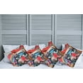 thumbnail image 2 of Ambesonne Art Throw Pillow Cover 4 Pack, Grafitti Sketchy Paint, 24", Multicolor, 2 of 7