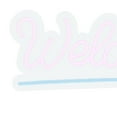 thumbnail image 4 of Letrero luminoso LED con letras, lámpara de noche regulable para sala de estar, dormitorio, Navidad rosa bienvenida, 4 of 4